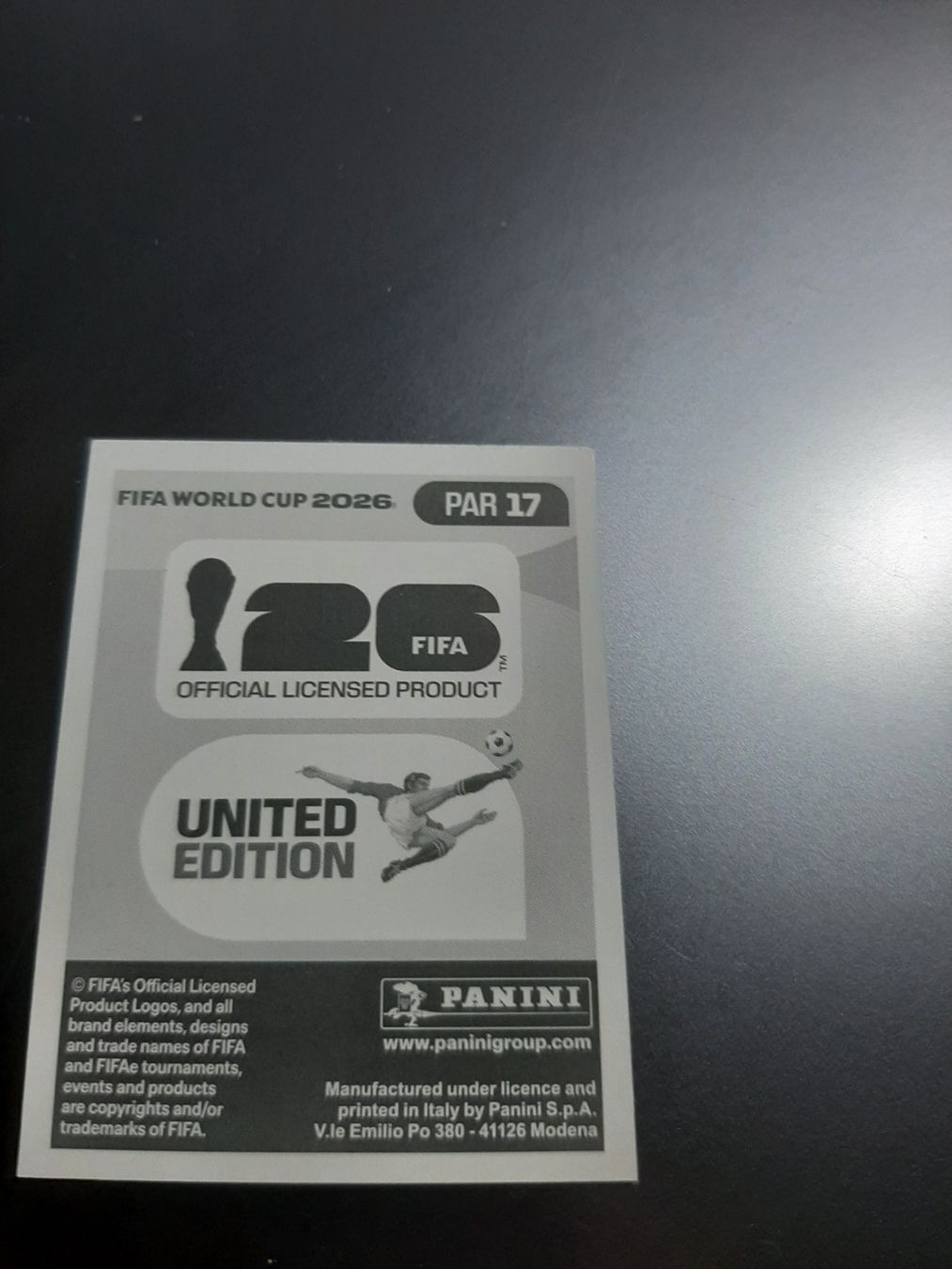 Panini Carte collezionabili: PANINI FIFA WM 2026 PAR 17 – Nuovo (secondo la descrizione) da Avully venduto da RIVALIS 1