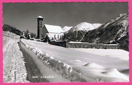 Samedan gel 1961 mit Pro Patria Marke