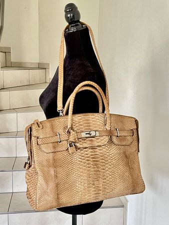 Donna Elissa Milano Lederhandtasche