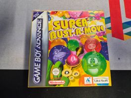 Super Bust-a-Move Game Boy Advance Spiel Hülle & Anleitung