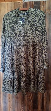 Superdry Kleid, Gr. 40, Olivgrün/Schwarz, Top Zustand!