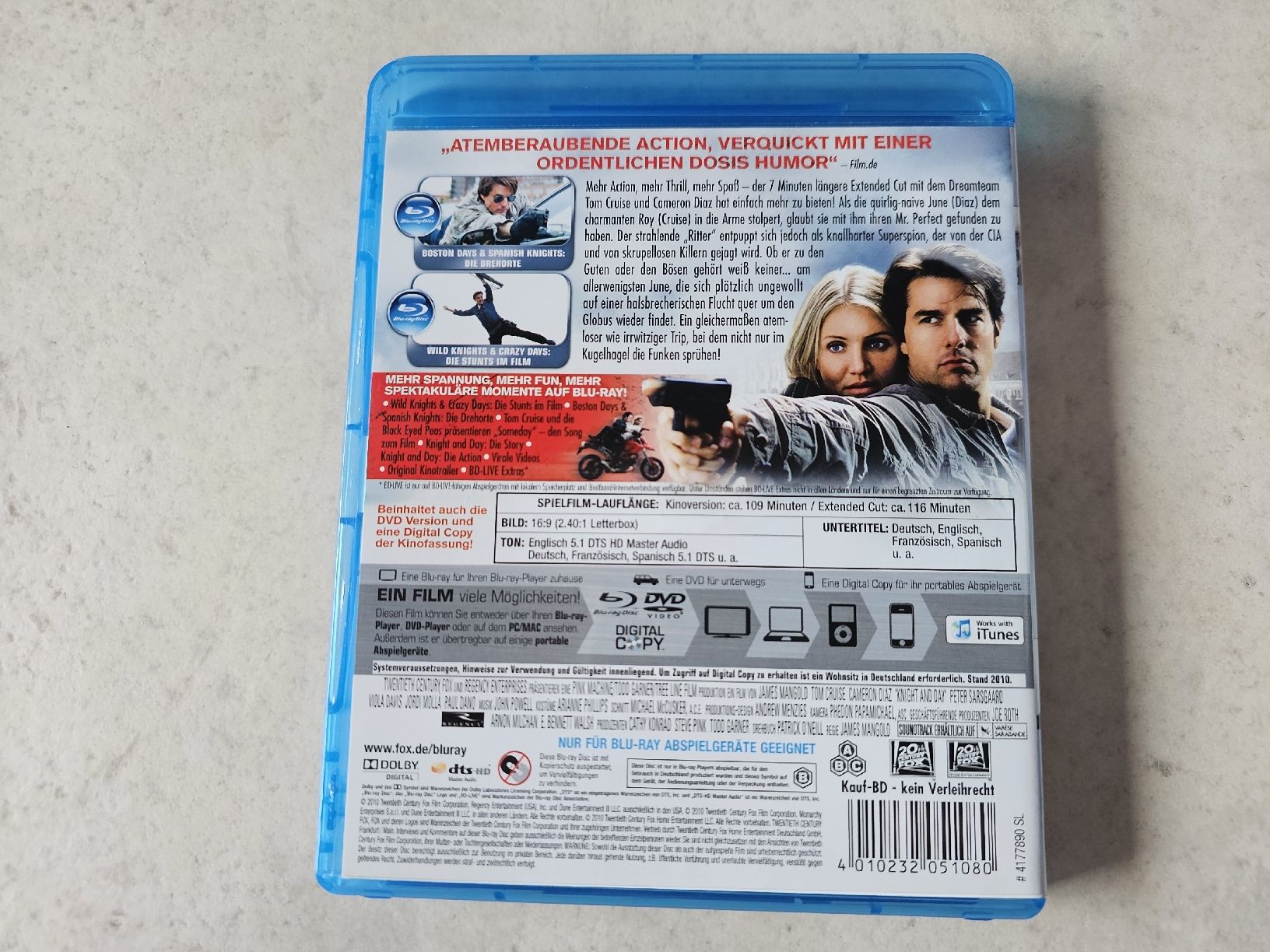 Tutti i DVDs: Knight Day  /  Bluray + DVD – Usato da Schneisingen venduto da backstore24 1