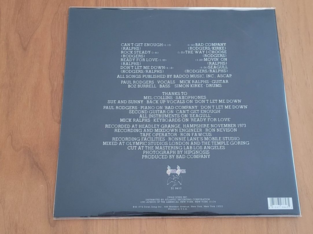 Vinyles: LP  Bad Company – D'occasion à Martigny par MZ-67 2