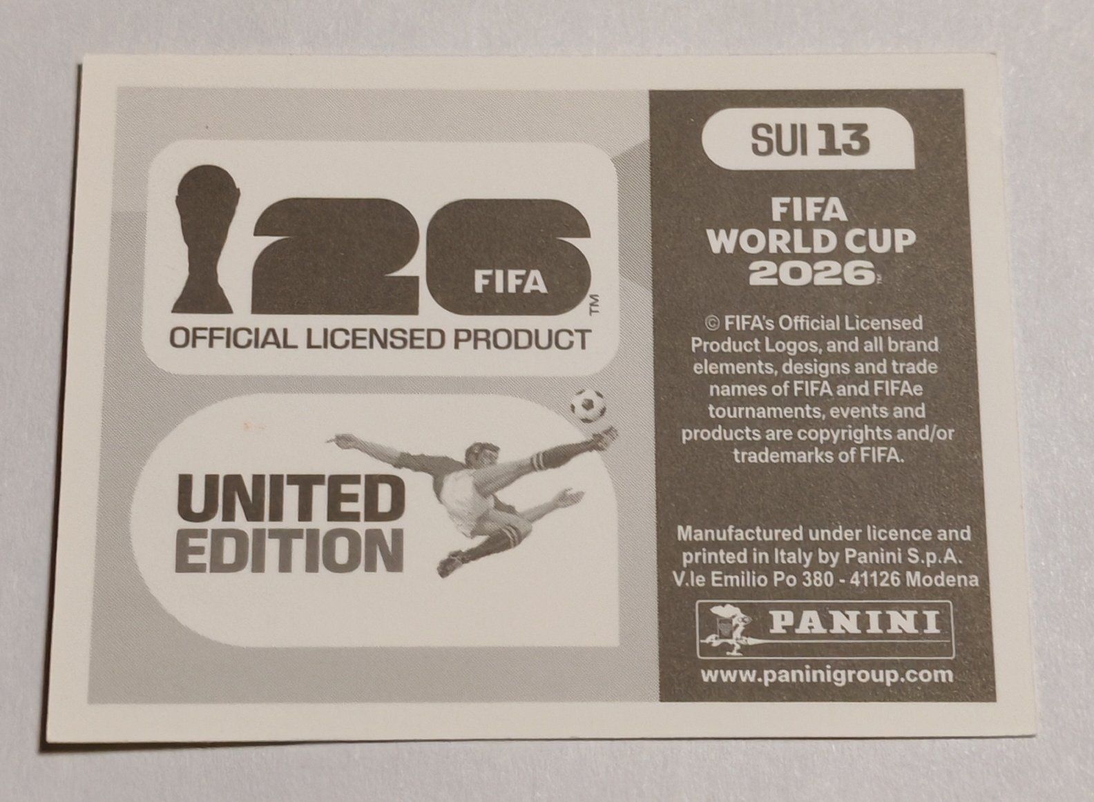 Panini Cartes à collectionner: Team Schweiz - SUI 13 – Neuf (Voir description) à Rietheim par Squaley 1