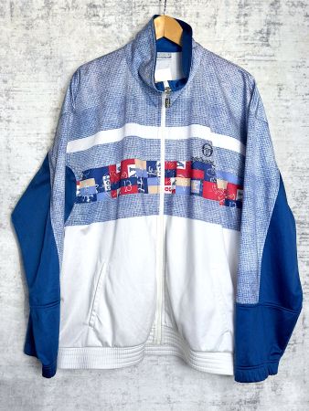 VINTAGE 90s SERGIO TACCHINI TRACKSUIT TOP SZ: 52 / XL