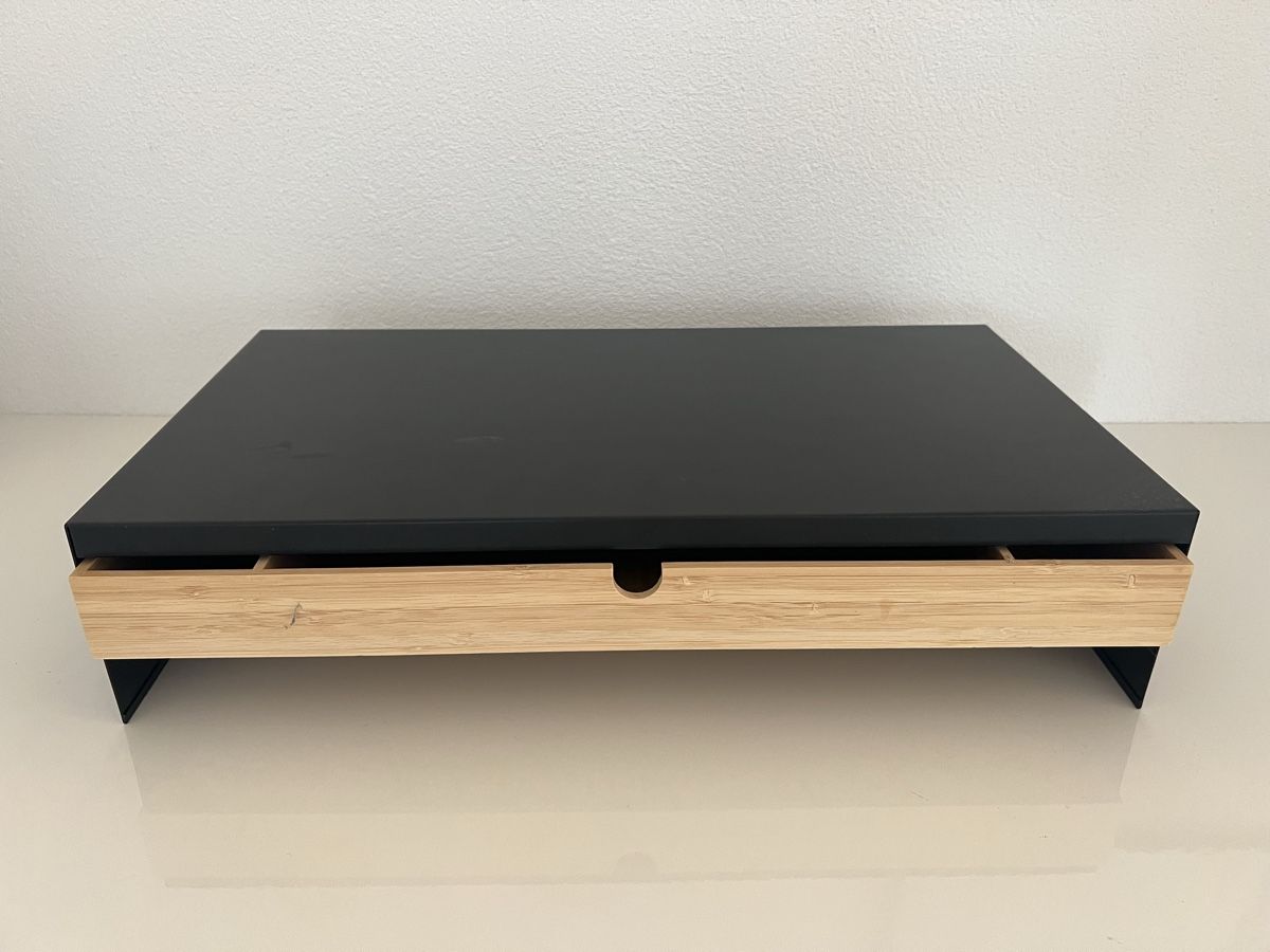 Bildschirmhalterung: Monitorerhöhung mit Schublade – Gebraucht aus Zug von mon_77 2