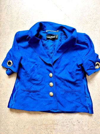 JACKE BLAZER LOUIS FÉRAUD SET 38 40 RARITÄT GOLD TOP ZU KLEI