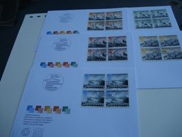 Satz Satz UNESCO Weltkulturerbe, FDC Satz + 4erblock, 6 Be