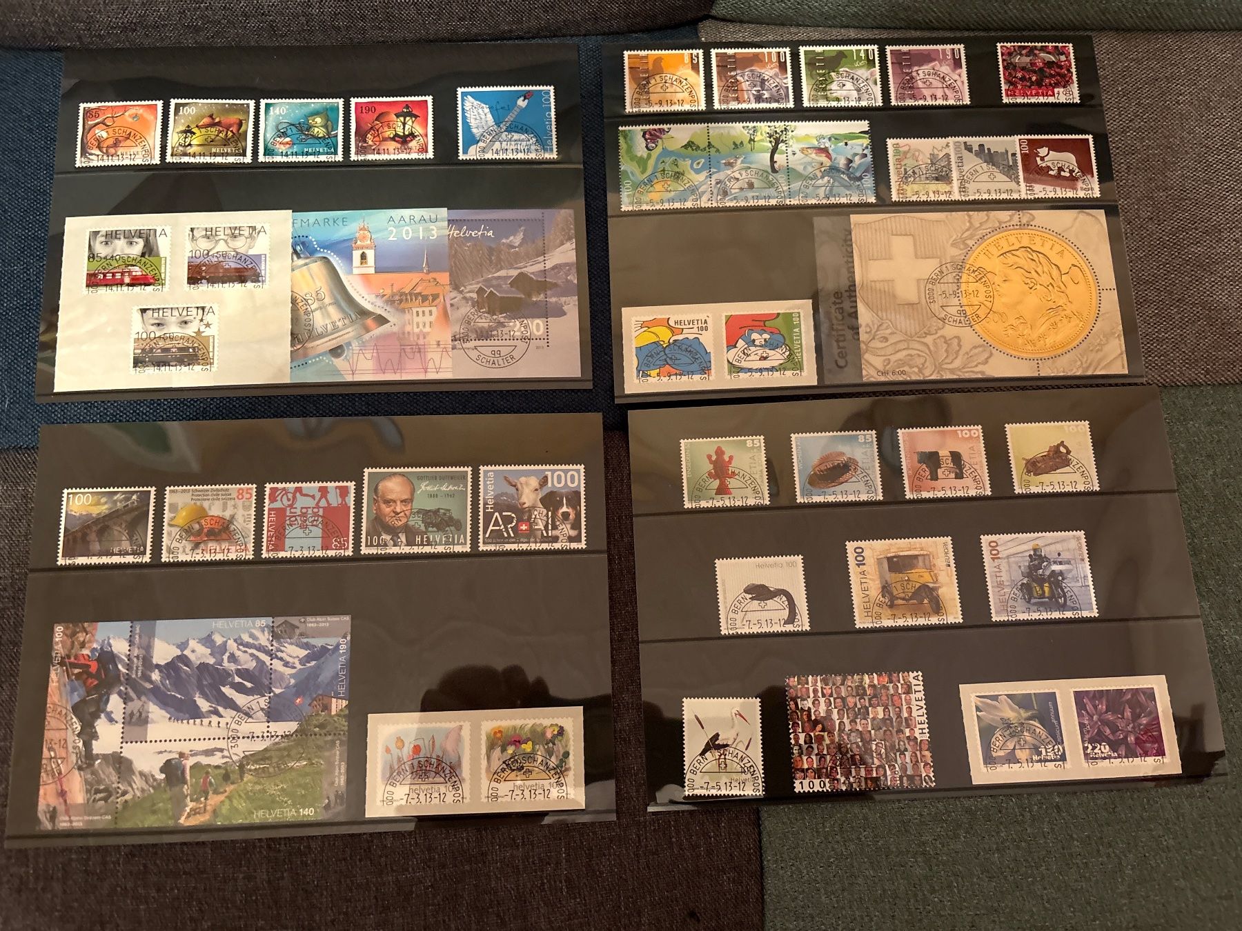 Tutti i francobolli: Série annuelle Poste Suisse / Set 2013 – Nuovo e nell'imballaggio originale da Leytron venduto da Louki63