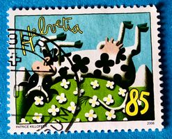 Nr.1198 Kuh auf Rücken GESTEMPELT Sondermarken 2006   