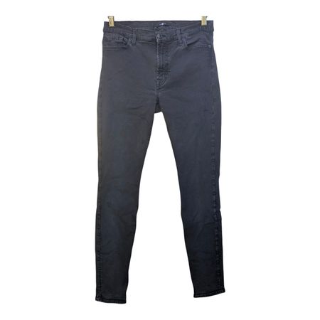 7 For All Mankind Jeans Gr. 31 Slim / Skinny Washed Black