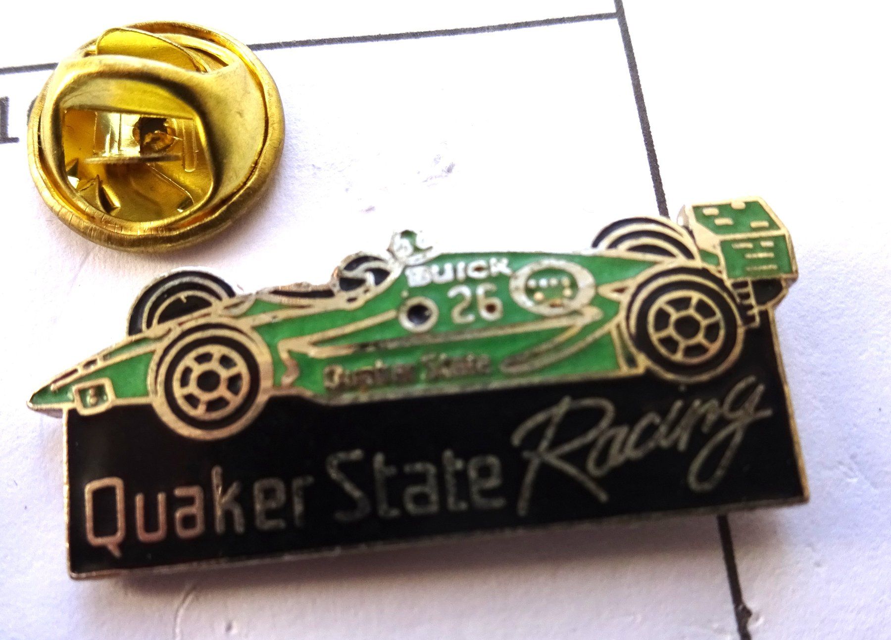 Plaketten & Abzeichen: 2 Pin QUAKER STATE Racing  Buick – Gebraucht aus Utzenstorf von BUtter81 1