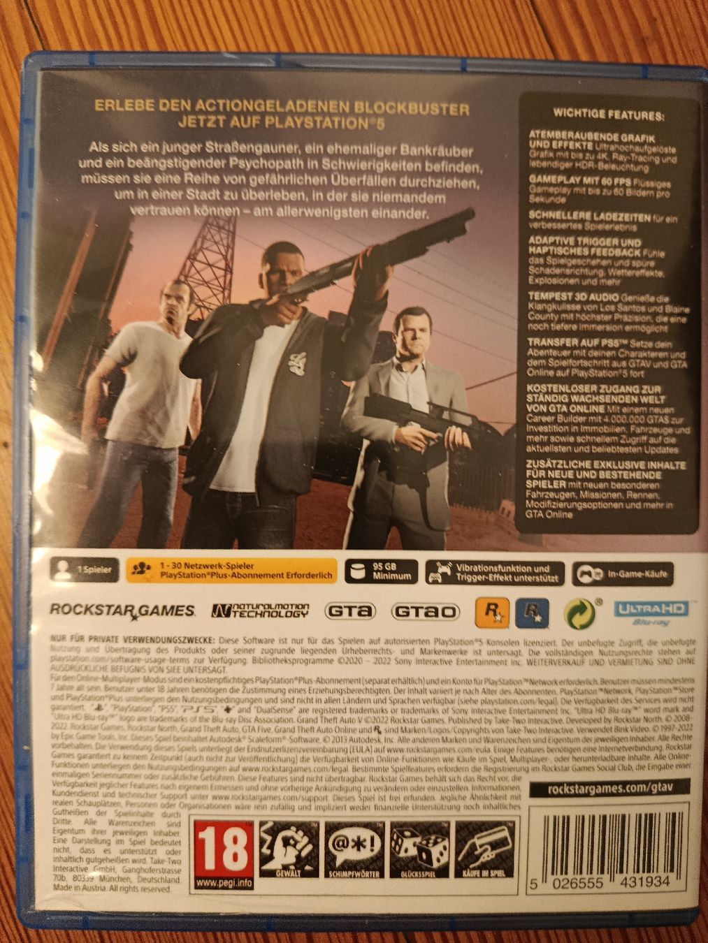 Sony Spiele: Grand Theft Auto V PS5 – Gebraucht aus Bellinzona von vin_jm7f 3