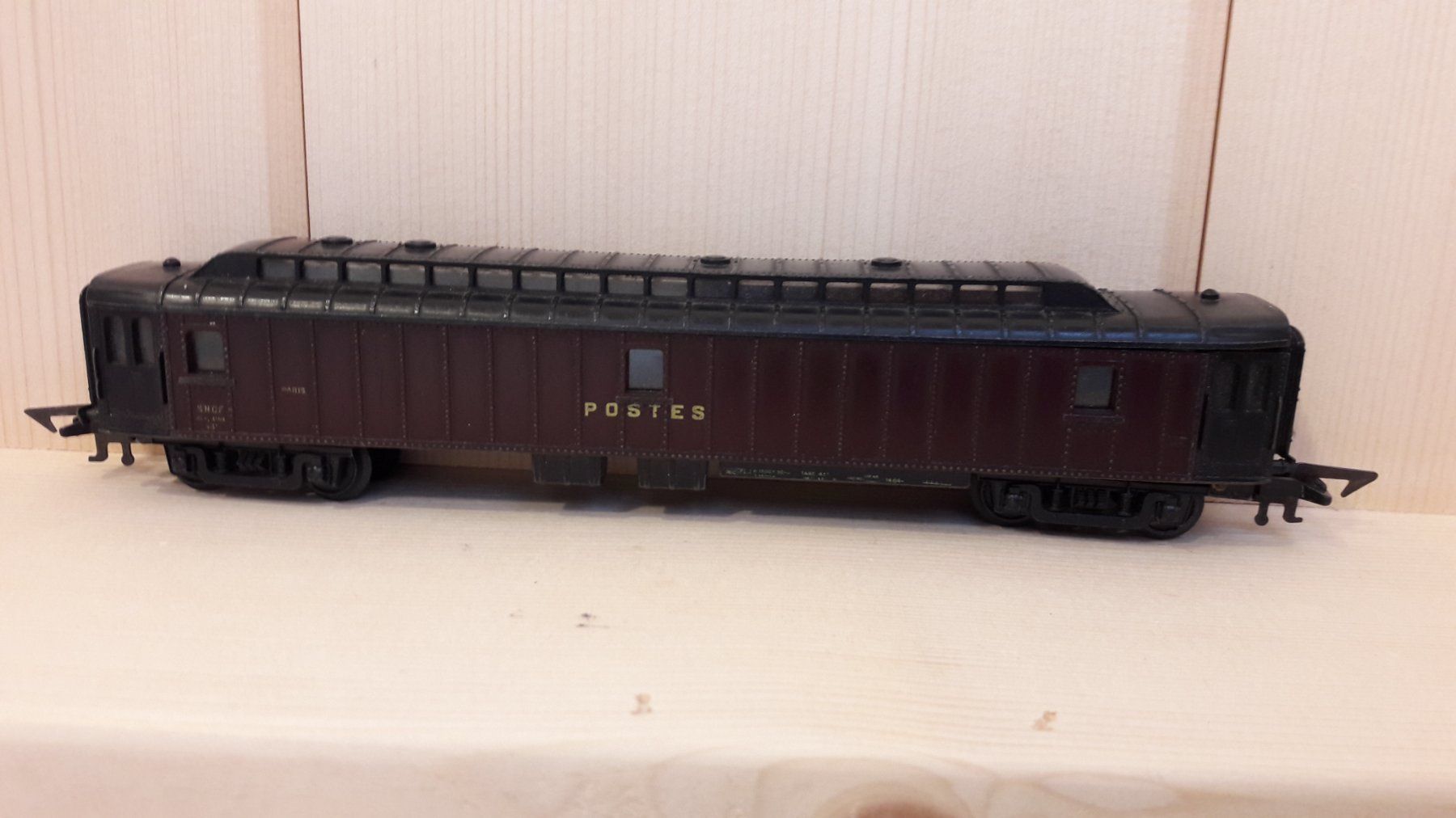 Jouef Modellini di ferrovie: Jouef f.P HO DC : SNCF fourgon "Postes" – Usato da Buttes venduto da Cafe2005 4