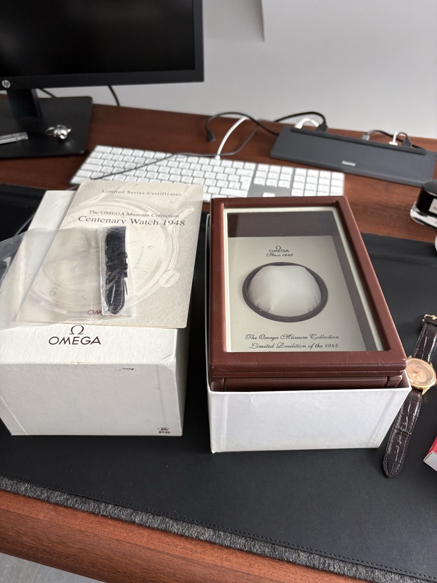 Omega Uhren: Omega Centenary Watch 1948 Museum Collection 18k – Gebraucht aus Basel von Mathis44 8