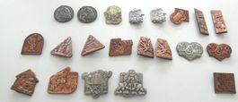 Fasnachtsplaketten Reinach K,S, ca 20 Stück