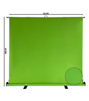 Hintergrundsystem - Oplite Supreme Green Screen XL