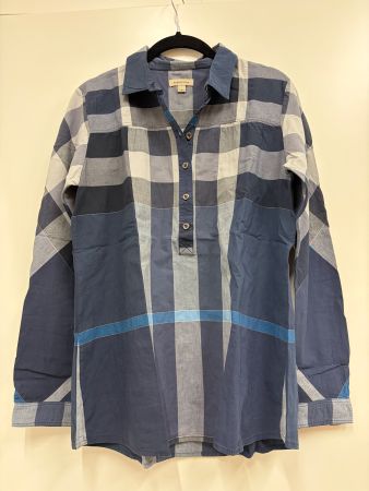 Burberry Bluse, kariert blau, Grösse 158/14Y