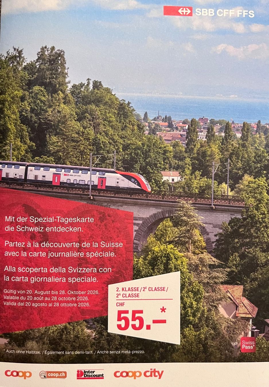 Tickets: SBB-Tageskarte – Neu und originalverpackt aus Gümligen von Paetty
