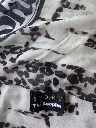 Écharpe The Kooples Sport, Imprimé Animalier, Très Tendance