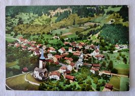 AK SAGOGN GR, Dorfansicht und Umgebung, Flugaufnahme
