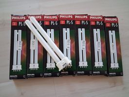 7 X STECKSOCKEL LAMPE 9 WATT 4 PIN