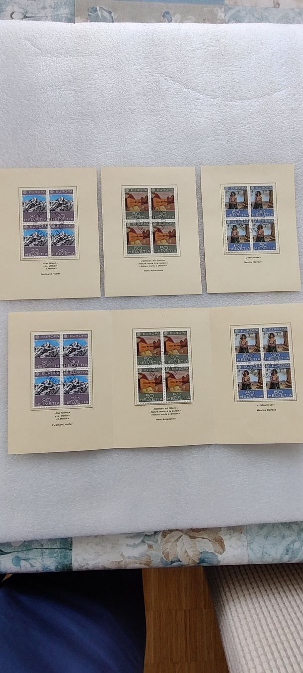 Tous les timbres: 6 x 4   Schweizer Briefmarken Karten – D'occasion à Zürich par sendbad