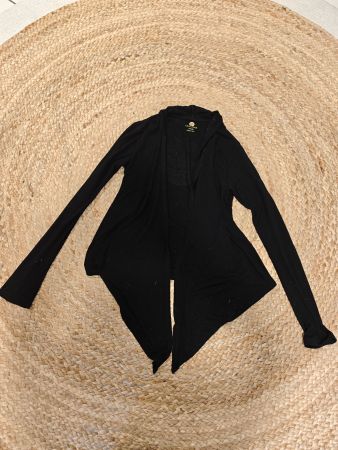 Lily Lotus Cardigan Schwarz Gr. S Made in USA Top Zustand