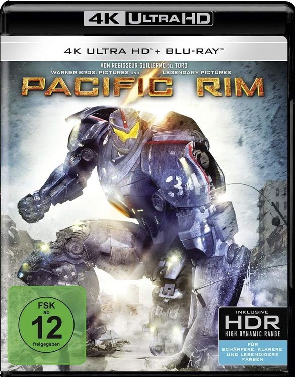 Pacific Rim (2013) 4K UHD+BD/Del Toro/Ron Perlman/Idris Elba (Gebraucht ...