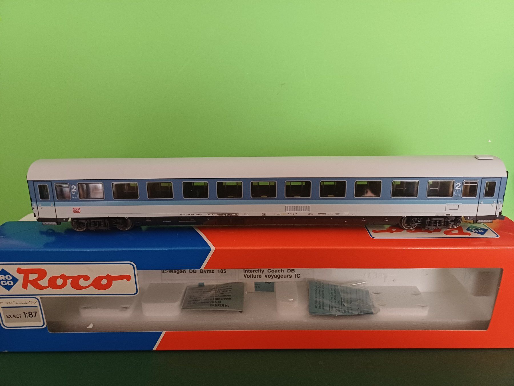 Roco Modellini di ferrovie: Roco Personenwagen 2. Klasse "Interregio" der DB – Usato da Bassersdorf venduto da darki77