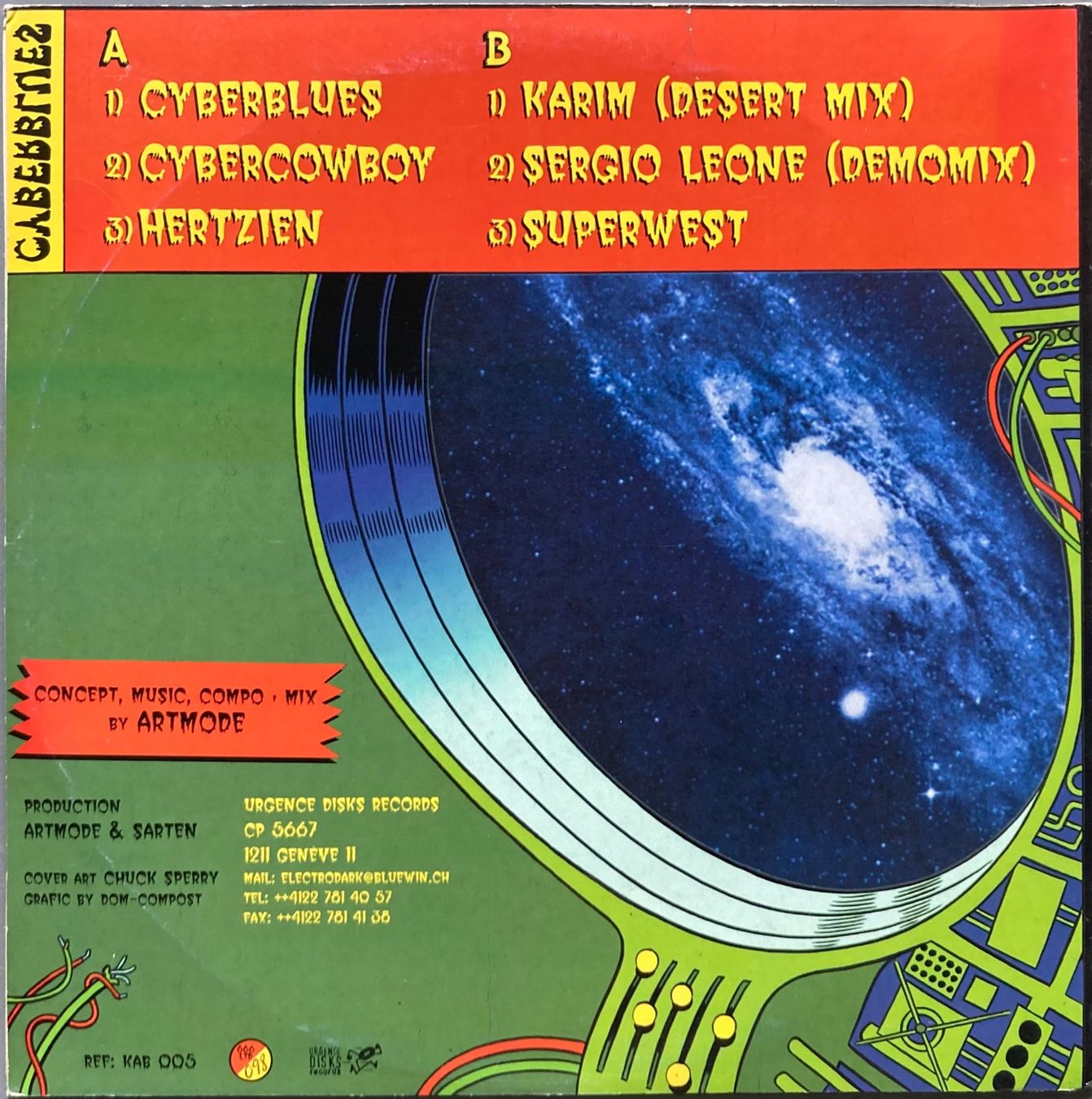 Schallplatten: ARTMODE - CYBERBLUES – Gebraucht aus Poliez-Pittet von Newtown-Records 2