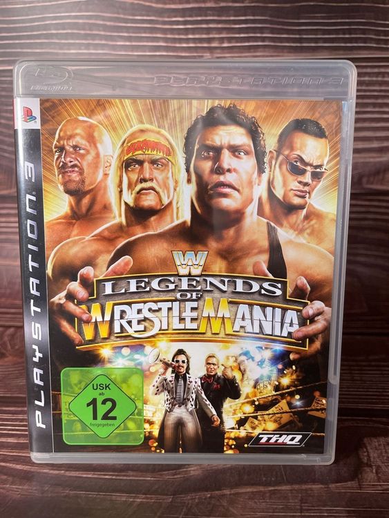 WWE Legends Of WrestleMania Sur PS3 – PAL Complet Avec Manuel
