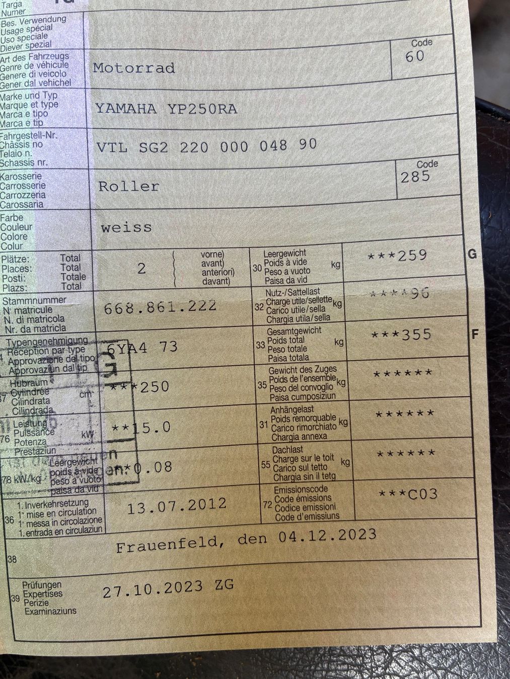 Yamaha Scooter: Yamaha 250  X MAX – Usato da St. Gallen venduto da zx10r 9