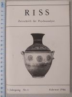 RISS Zeitschrift für Psychoanalyse 1/1
