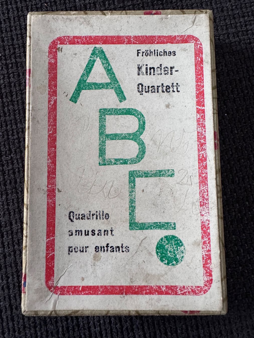 Spiele: ABC-Kinderquartett aus den 1940/50ern – Gebraucht aus Seewen SZ von web_ 1
