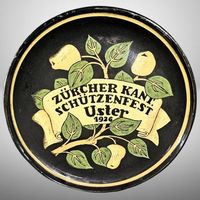 🎯 Antiker Schützenfest-Teller Uster 1926 – Rarität! 🎯