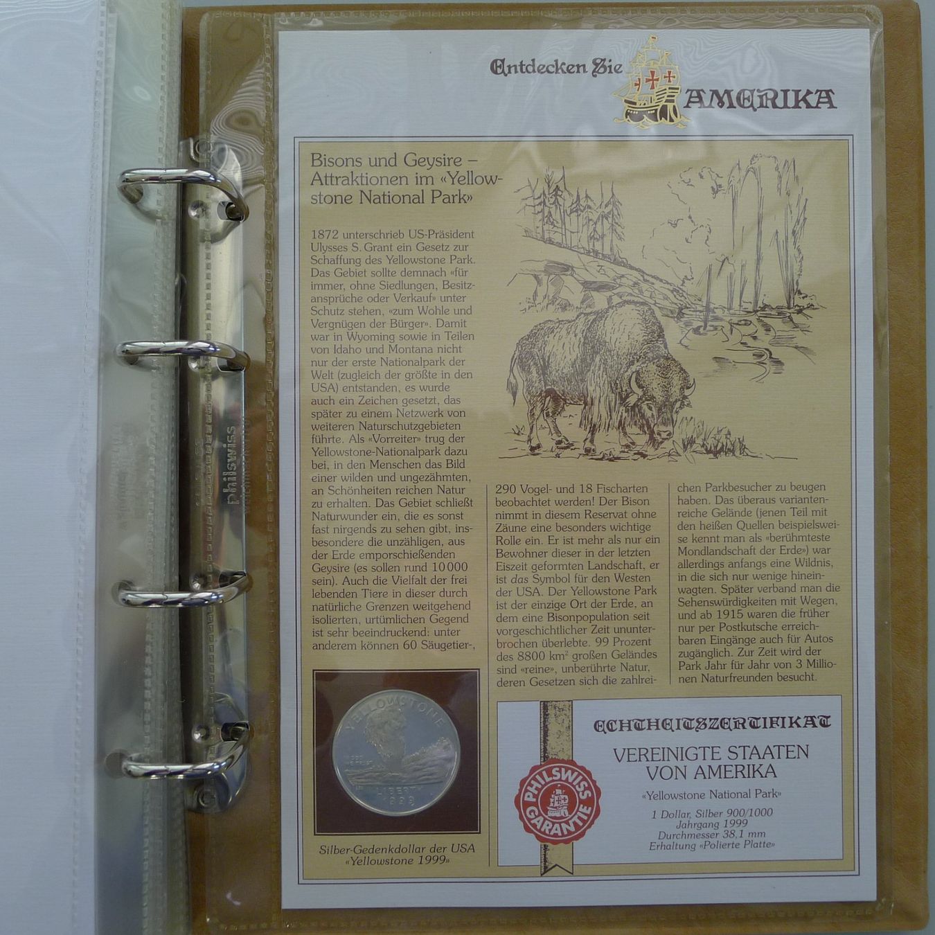 Tutti le monete: 1921-1999 Münz-Sammlung Entdecken Sie Amerika + 225g Silber – Usato da Sursee venduto da Luzernerraute 9