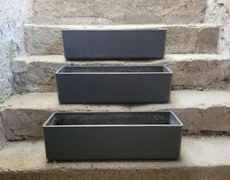 3 x Blumenkistchen 60 × 17 × 17