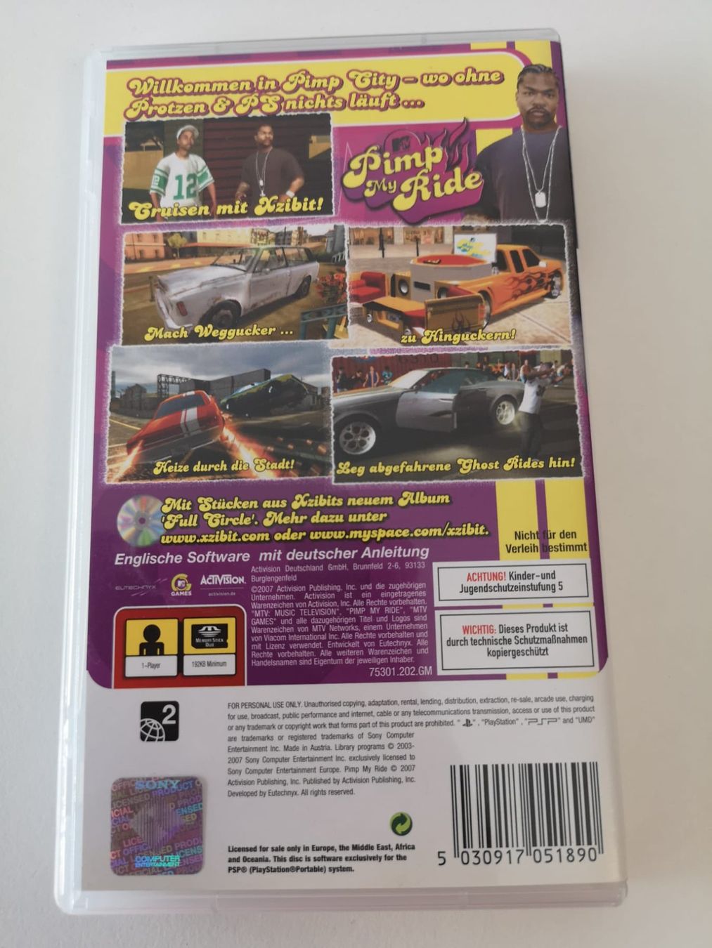 Giochi: Pimp my Ride (PSP) – Usato da Herisau venduto da Seyashop1 2