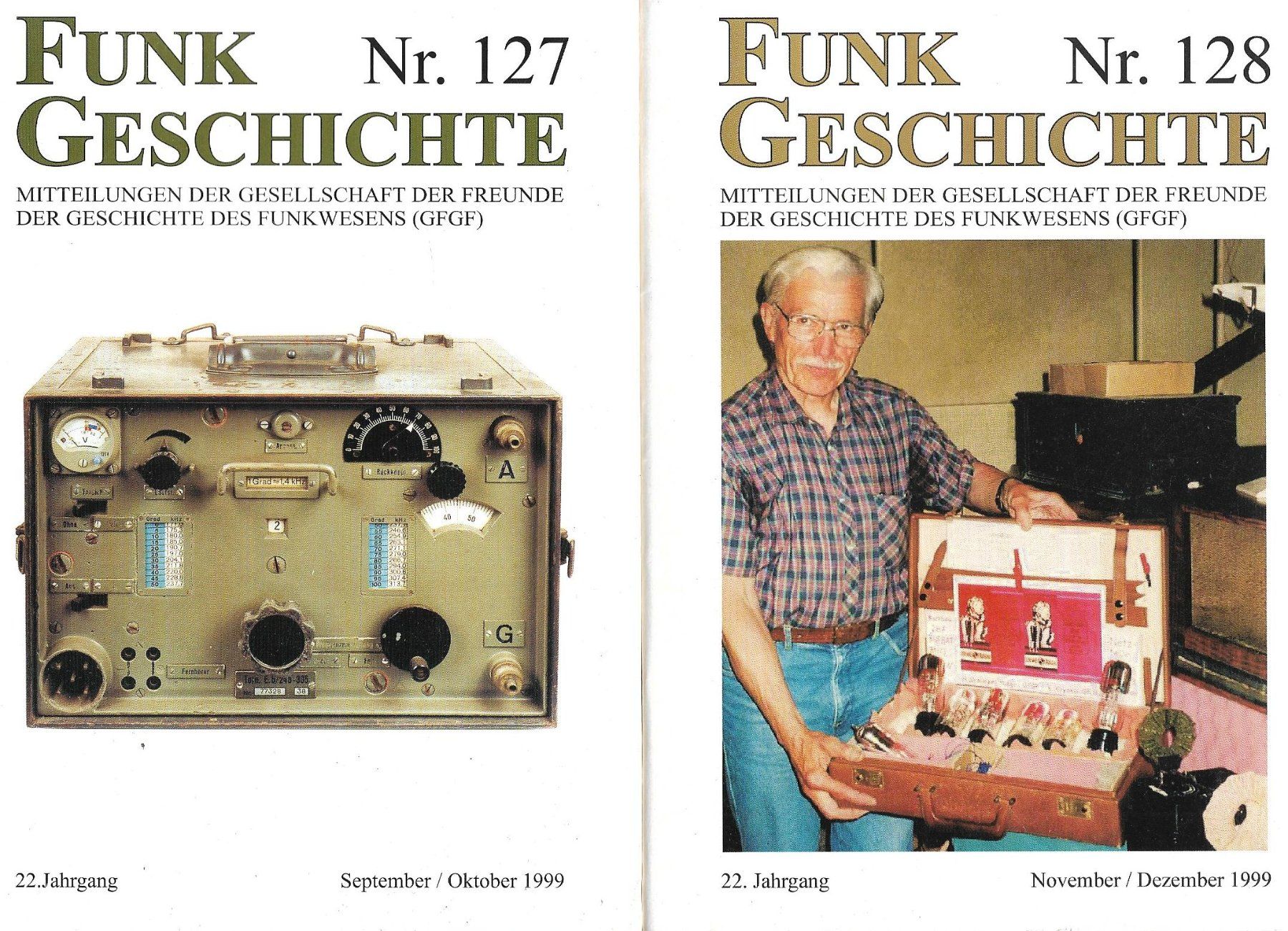 Zeitschriften & Magazine: Funkgeschichte GFGF Nr. 127-128 – Gebraucht aus Zwingen von Celerio100