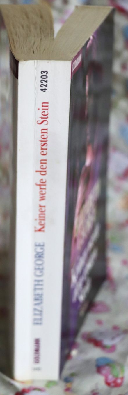 Bücher: Keiner werfe den ersten Stein von Elizabeth George – Gebraucht aus Glattfelden von Vrenely 2