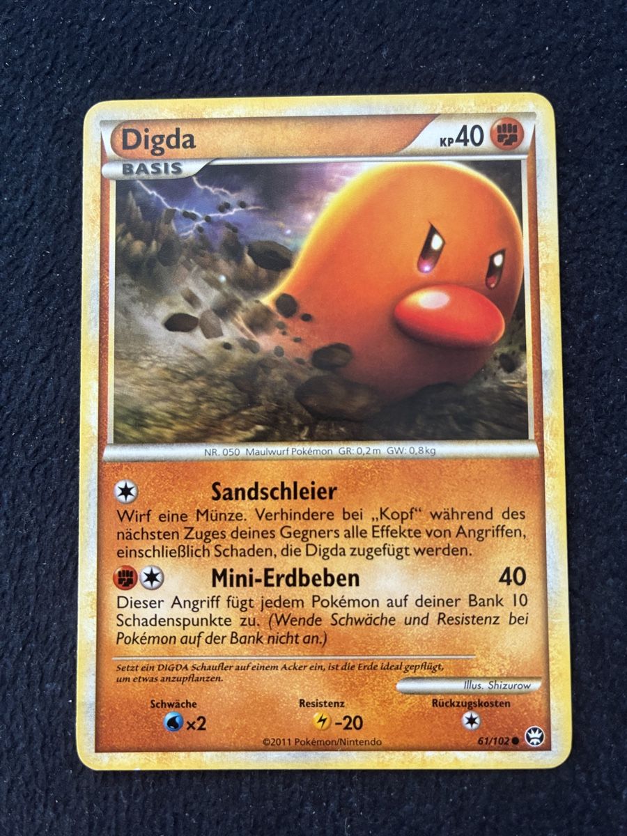 Pokémon Sammelbilder & Trading cards: POKEMON CARDS DIGLET # 61 – Neu (gemäss Beschreibung) aus Taverne von YOHISTORE