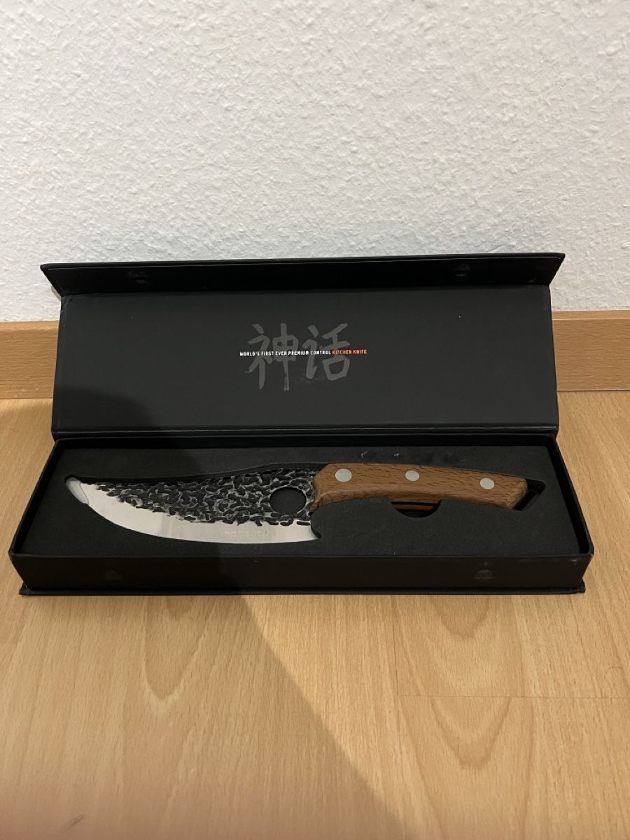 Elettrodomestici da cucina: Matsata Kochmesser mit Holzgriff – Nuovo e nell'imballaggio originale da Unterägeri venduto da -Yasmina-
