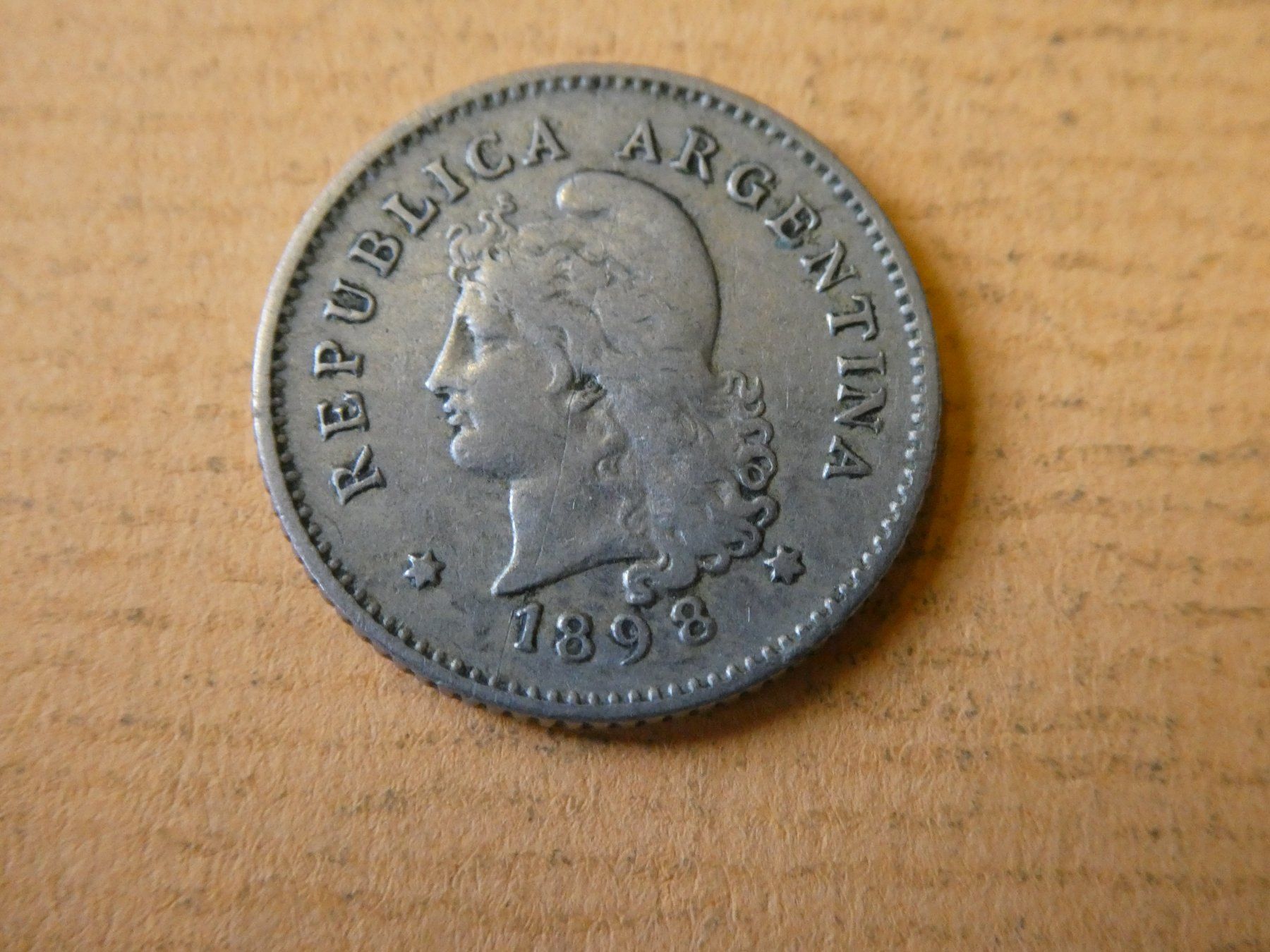 Tutti le monete: Argentinien 1898, 10 Centavos – Usato da Hinterforst venduto da Rohusri