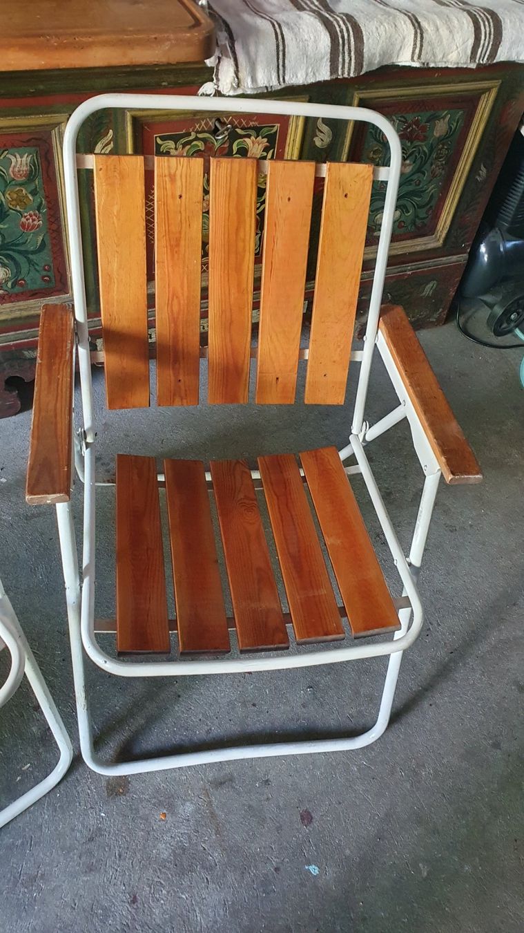 Sedie: 4 Vintage Garten Klappstühle – Usato da Biel/Bienne venduto da sambass 1