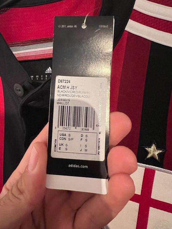 AC Milan Adidas Trikot 2014-2015 Home (Gebraucht) in Cully für CHF 50 ...