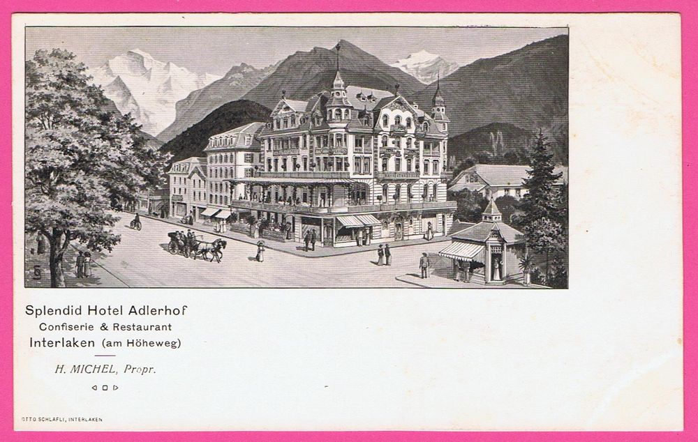 Interlaken am Höheweg Splendid Hotel Adlerhof (Gebraucht) in Einsiedeln ...