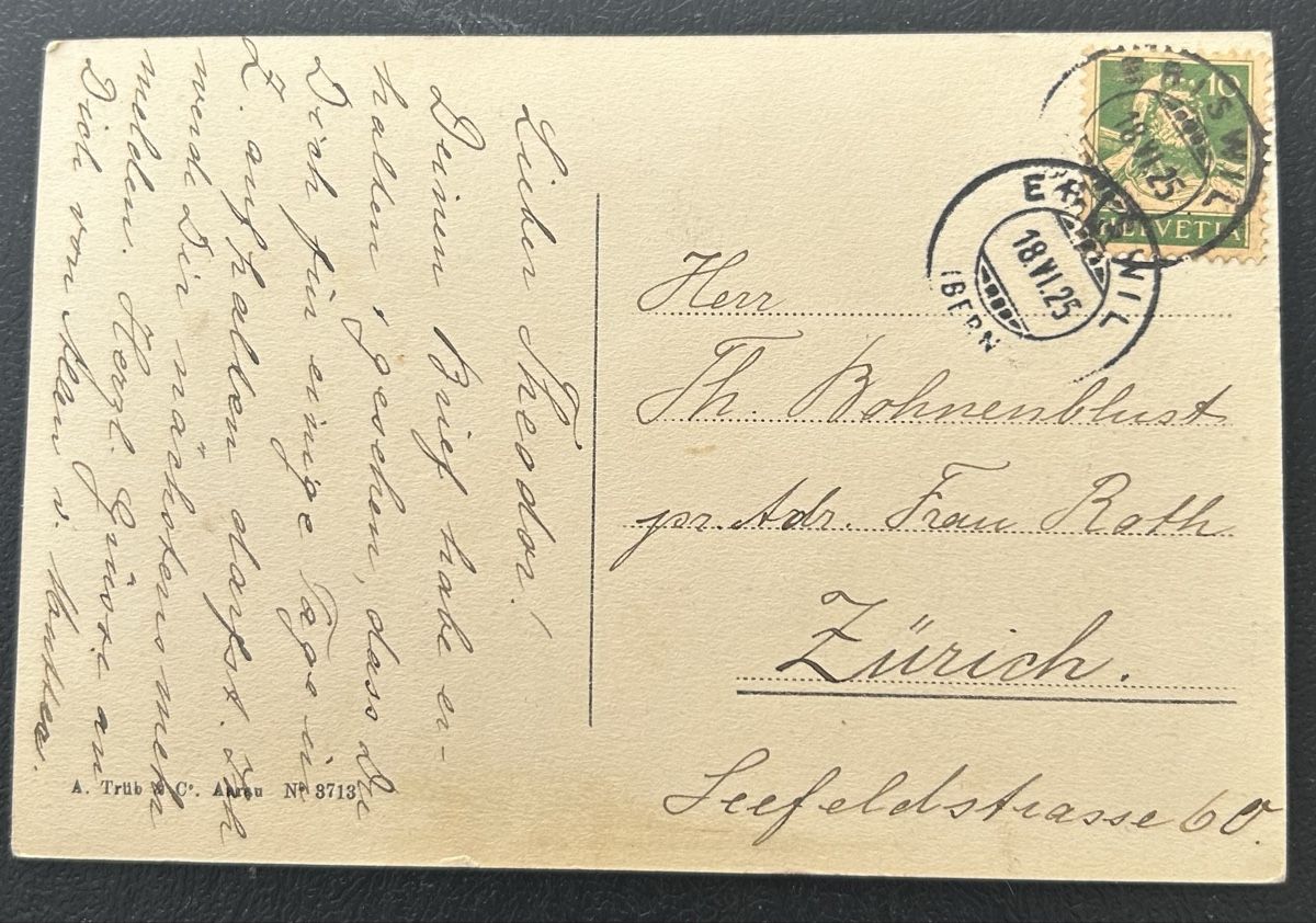 Cartoline postali: Eriswil Brunnenplatz – Usato da Horw venduto da Tellbub 1