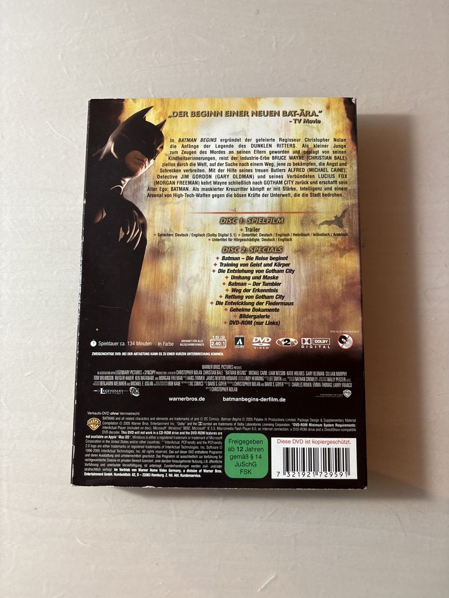Tutti i DVDs: Batman Begins – Usato da Ruswil venduto da Slivio_ 1