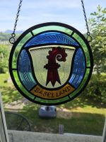 Wappenscheibe Baselland – Bleiglas / Fensterbild Basel-Land
